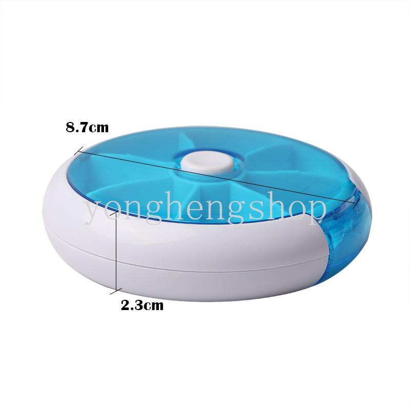 Hộp Đựng Thuốc 7 Ngày Hình Tròn Tiện Dụng