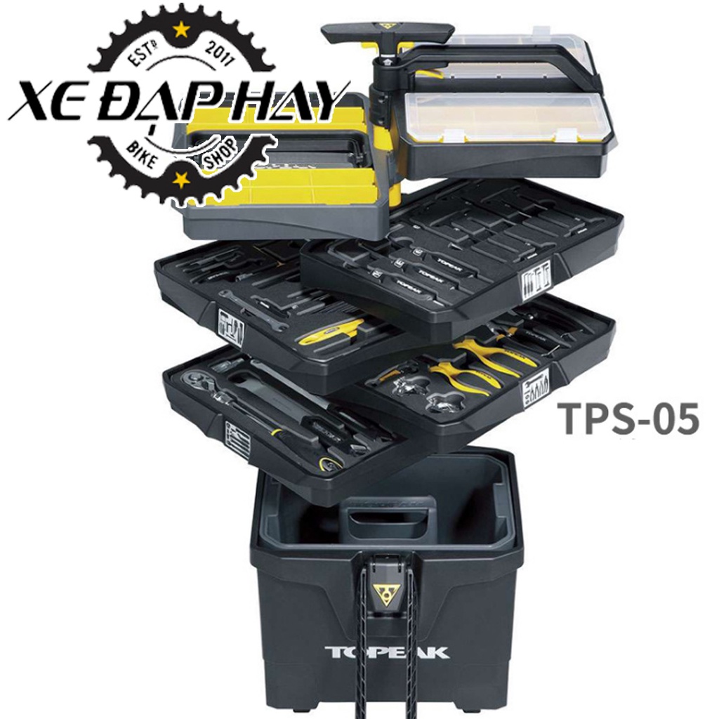 [Phụ Kiện Xe Đạp Cao Cấp] Trạm Dụng Cụ Sửa Xe Chính Hãng TOPEAK TPS05 | Hộp Đồ Sửa Xe Chuyên Nghiệp