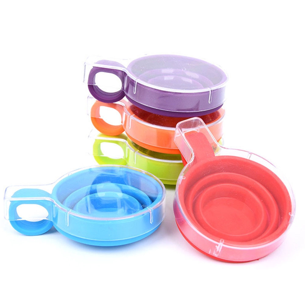 Cốc nước silicone thu gọn được nhỏ gọn tiện lợi dành cho du lịch dã ngoại hoạt động ngoài trời