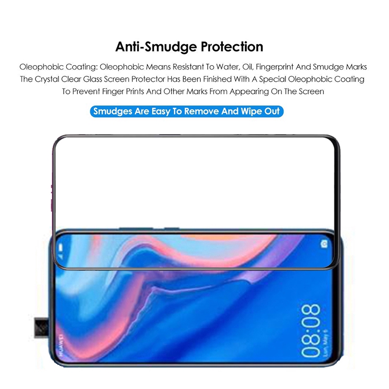 Huawei Y9s Tempered Glass Screen Protector For Huawei Y9s Y6s Y9 Prime Y7 Y6 Y5 Pro 2019 Full Glue Screen Protector &amp; Camera Lens Glass Protector