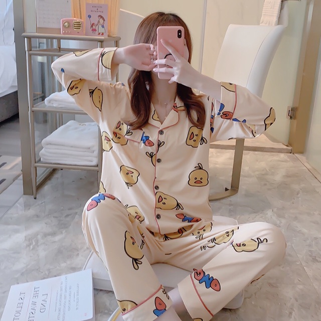 [ Có sẵn] Bộ ngủ dài tay Pijama basic (giá gồm 2% phí ) | BigBuy360 - bigbuy360.vn