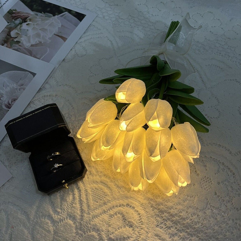 Đèn LED Hình Hoa Tulip Lãng Mạn
