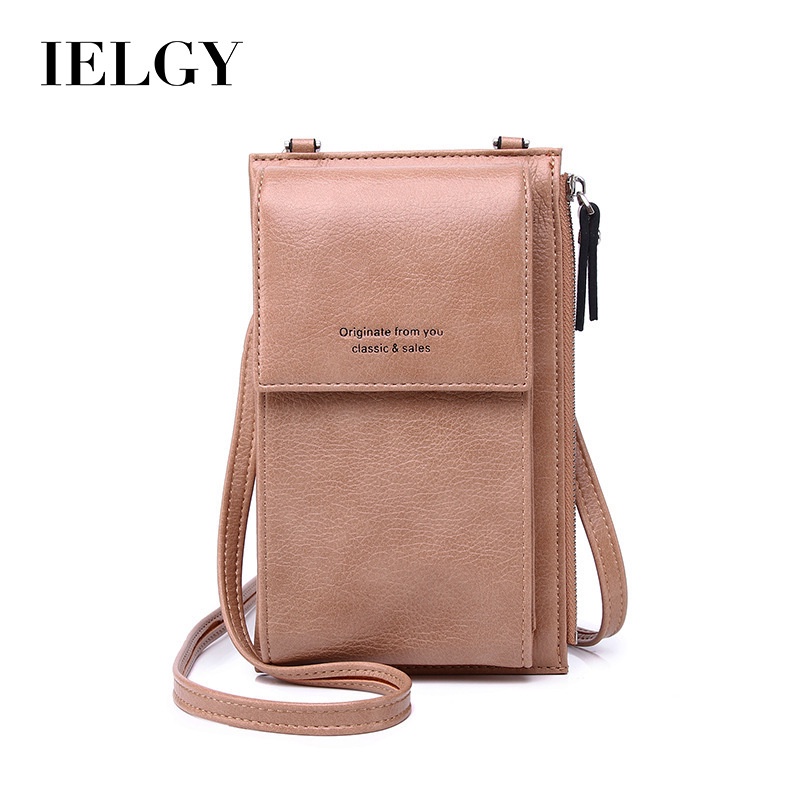 IELGY Túi Đeo Vai Mini Đựng Điện Thoại Nhiều Ngăn Xinh Xắn Cho Nữ