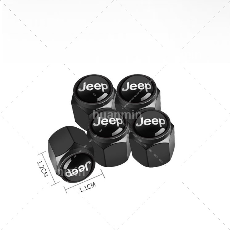 Nắp kim loại đậy bảo vệ cho van lốp xe Jeep