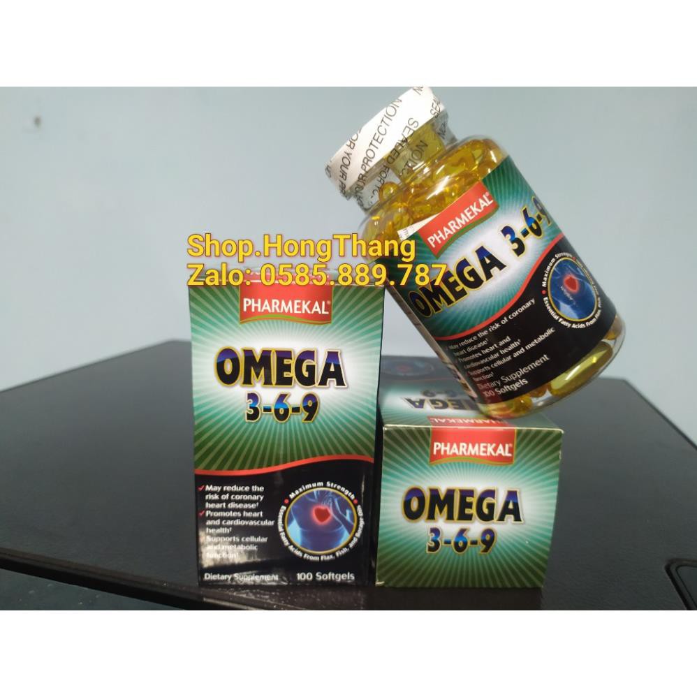 (Hàng chuẩn) Omega 369  chứa tinh chất dầu cá, dàu gấc, omega, vitamin hỗ trợ sức khỏe, đẹp da, sáng mắt hộp 100 viên