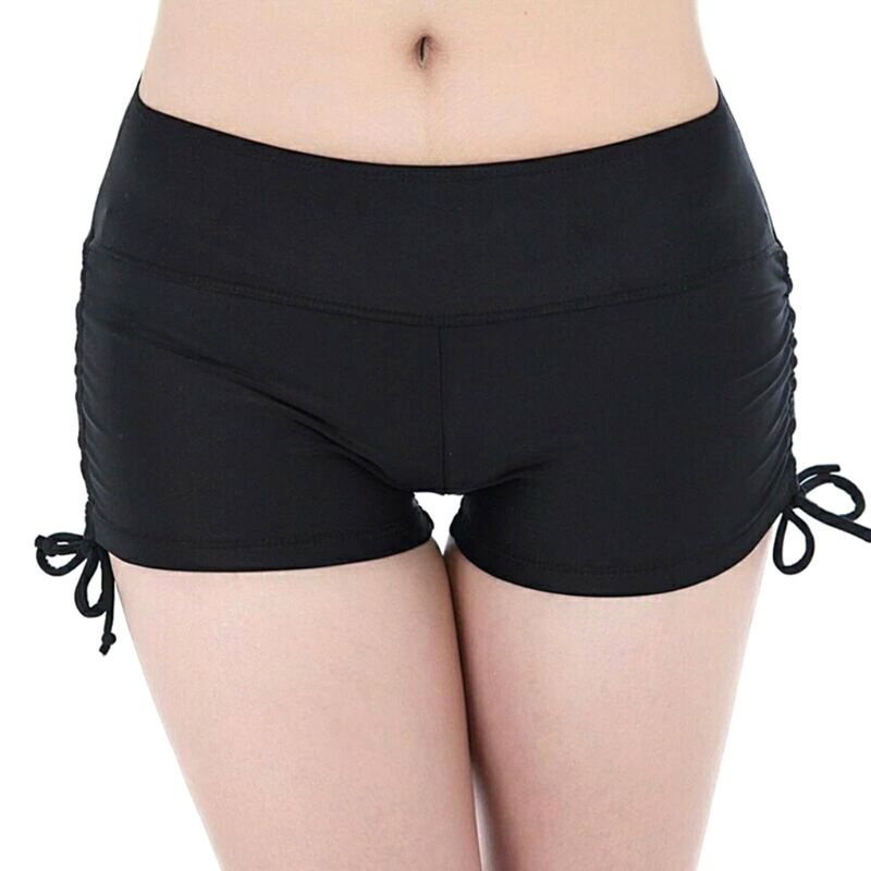Quần Short Bơi Lưng Cao Thắt Nơ Hông Thời Trang Mùa Hè Cho Nữ