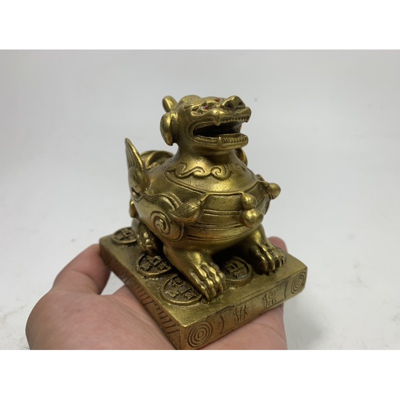 Tỳ Hưu Phong Thuỷ Bằng Đồng Nguyên Chất Để Két Sắt, Ban Thần Tài nhiều size