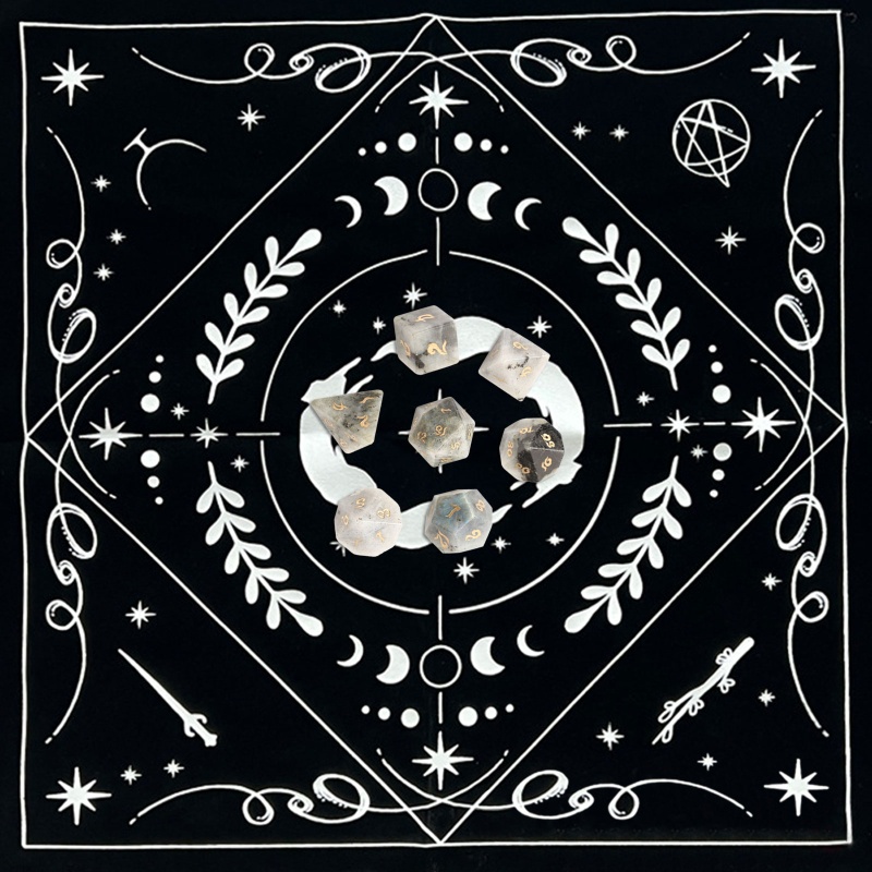 Tấm Thảm Trải Bàn Chơi Bài Tarot 60X60Cm
