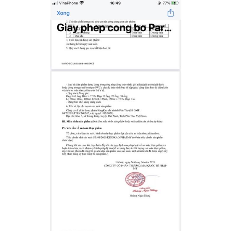 Siro PARBYE BABY dành cho bé hắt hơi, sổ mũi, ngạt mũi chai 100ml hàng Nhật