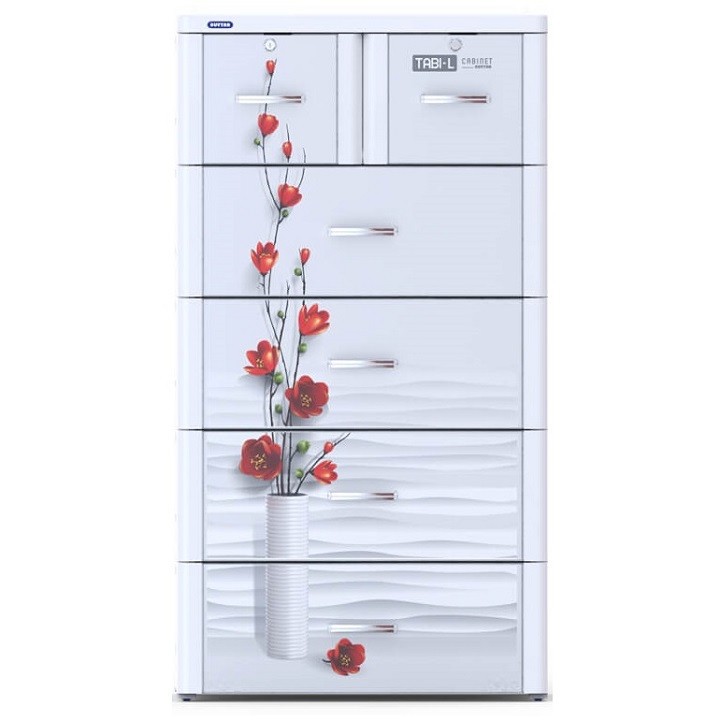 Tủ Nhựa Duy Tân Tabi-L (5 tầng - 6 ngăn) - 0259/5