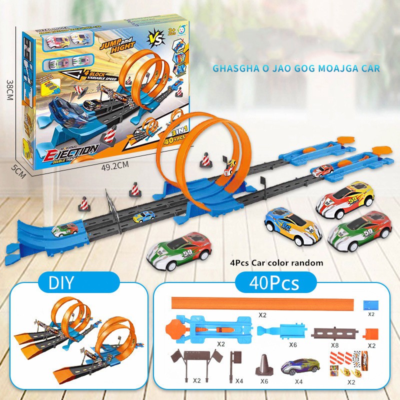 HOT WHEELS Bộ Đồ Chơi Xe Đua Bằng Kim Loại Cho Bé