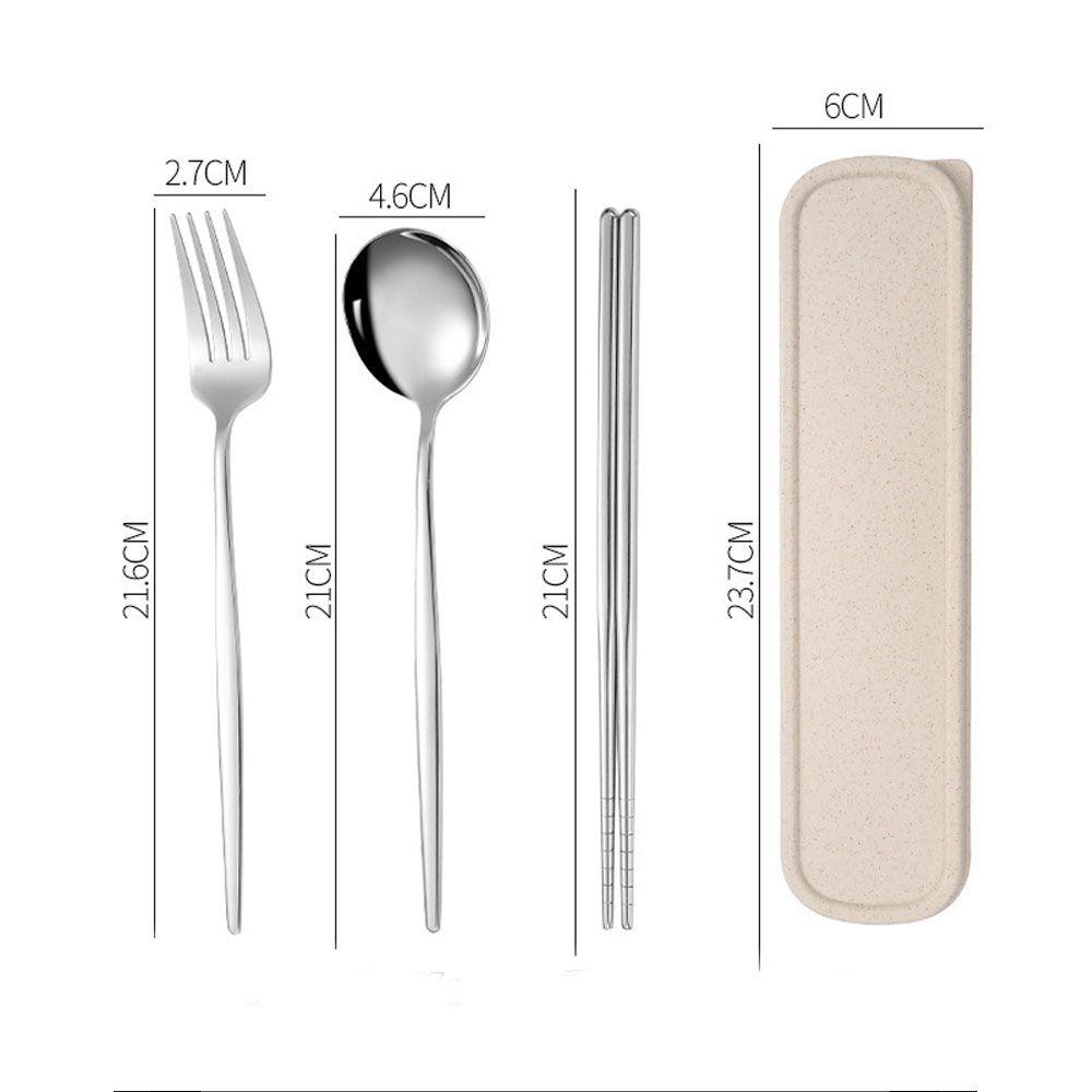 Bộ Dụng Cụ Ăn Uống 1 Món Thiết Kế Nhiều Màu Dễ Sử Dụng