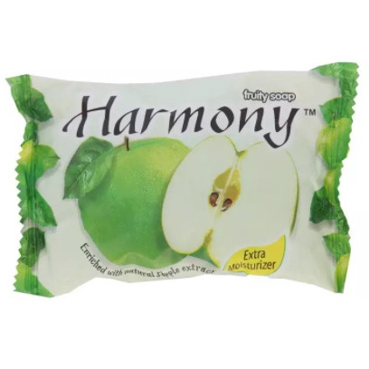 Xà bông cục Harmony Indonesia dưỡng da mềm mịn hương Táo xanh gói 75g