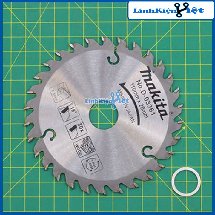 Lưỡi cưa đĩa cắt gỗ 110x20mm Makita Chất Lượng Cao