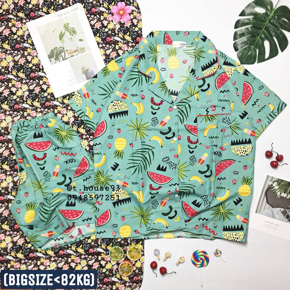 Đồ bộ pijama bigsize dễ thương