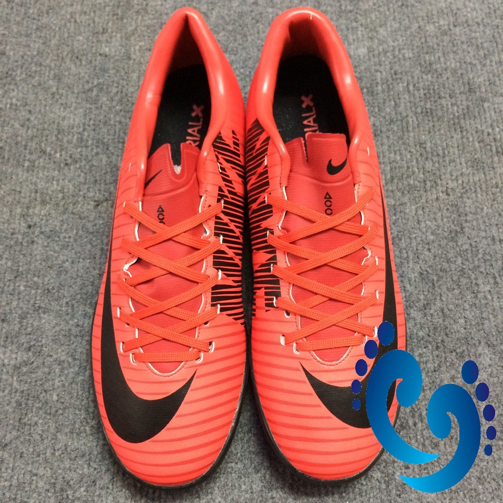 Giày đá bóng TF Mercurial cam sọc nhân tạo