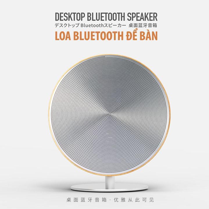 Loa bluetooth để bàn Remax RB-M23 ốp gỗ công suất 3W*2