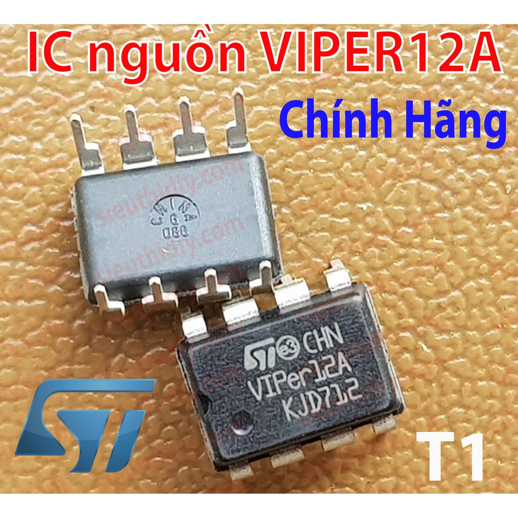 Phụ tùng Bếp từ IC nguồn Viper12A,Viper22A DIP8 hãng ST