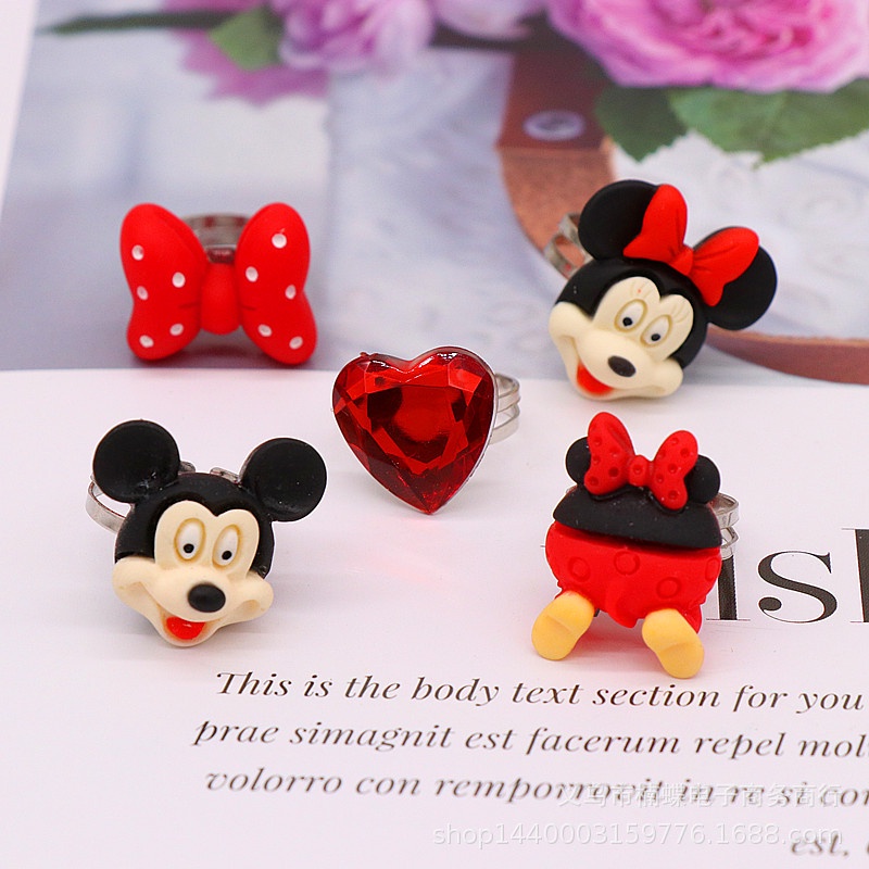 Bộ 5 Nhẫn Hợp Kim Hình Kỳ Lân Hoạt Hình Có Thể Điều Chỉnh Cho Bé Gái 2021