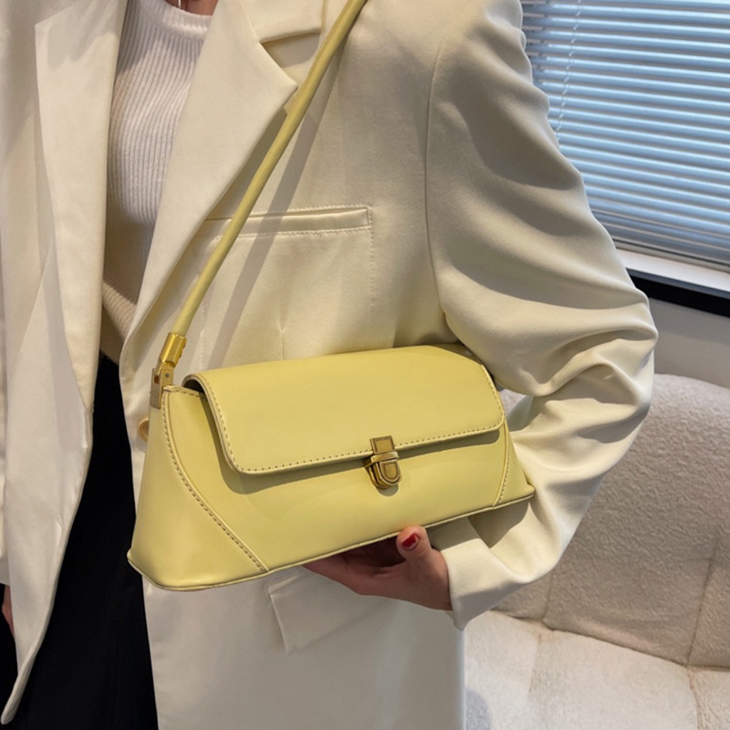 IELGY Túi Đeo Vai Kết Cấu Đơn Giản Đường Phố Cho Nữ