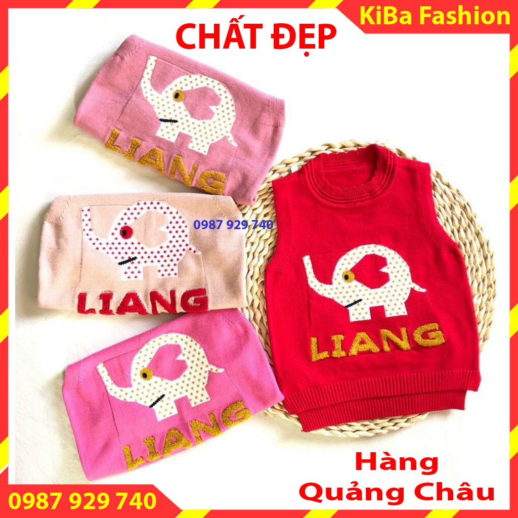 [SIÊU ĐẸP GILE LEN QUẢNG CHÂU] Áo gile len mềm mịn cho bé Gái 8- 19kg - AGL - (Giao màu ngẫu nhiên)