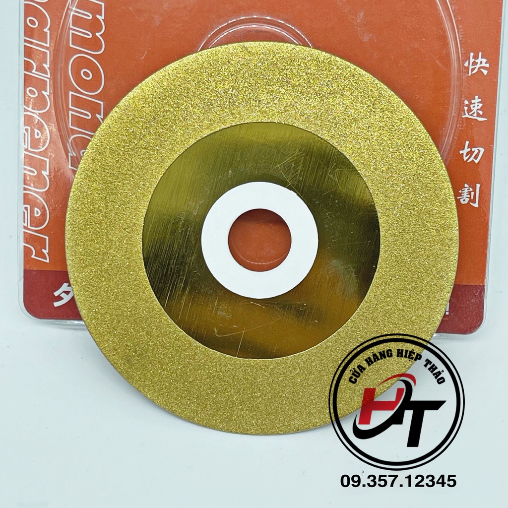 Đá mài kính lưỡi cắt kính DMD vàng 100mm DMK-DMD