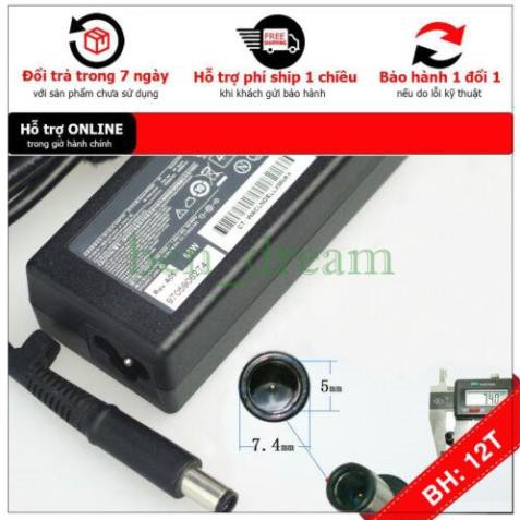 [BH12TH] 🎁 Sạc Laptop Hp 18.5V 3.5A chân kim to Adapter Compaq CQ40 CQ45 CQ42 CQ41 CQ43