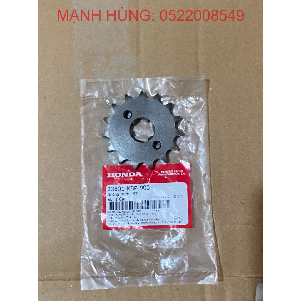 Nhông trước 15T Winner Honda chính hãng.