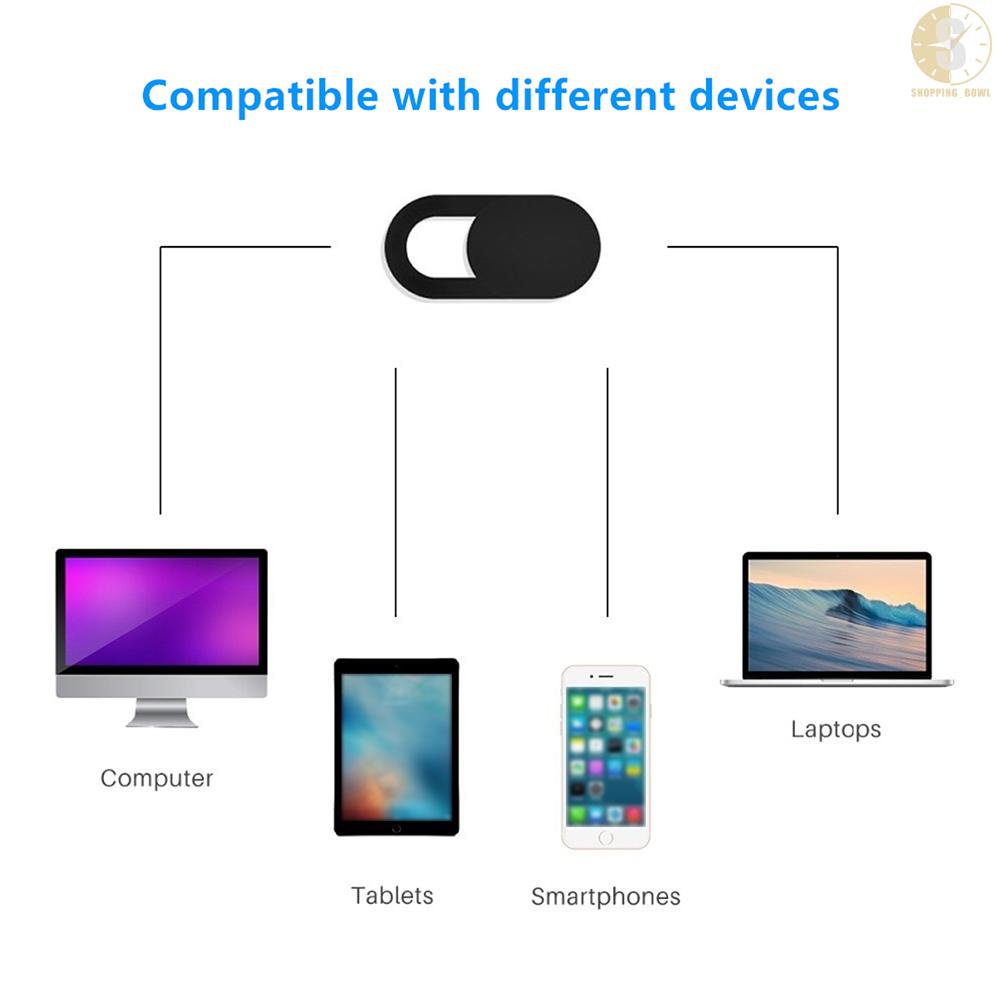 Set 3 Vỏ Bọc Webcam Siêu Mỏng Màu Trắng Chất Lượng Cao Bảo Vệ Riêng Tư Cho Laptop / Máy Tính Bảng | BigBuy360 - bigbuy360.vn