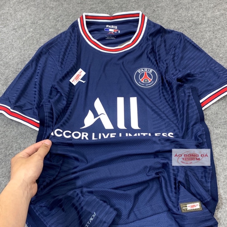 PSG mùa 21/22 - Áo Bóng Đá bản PLAYER hàng Thái - PSG XANHĐEN NHÀ