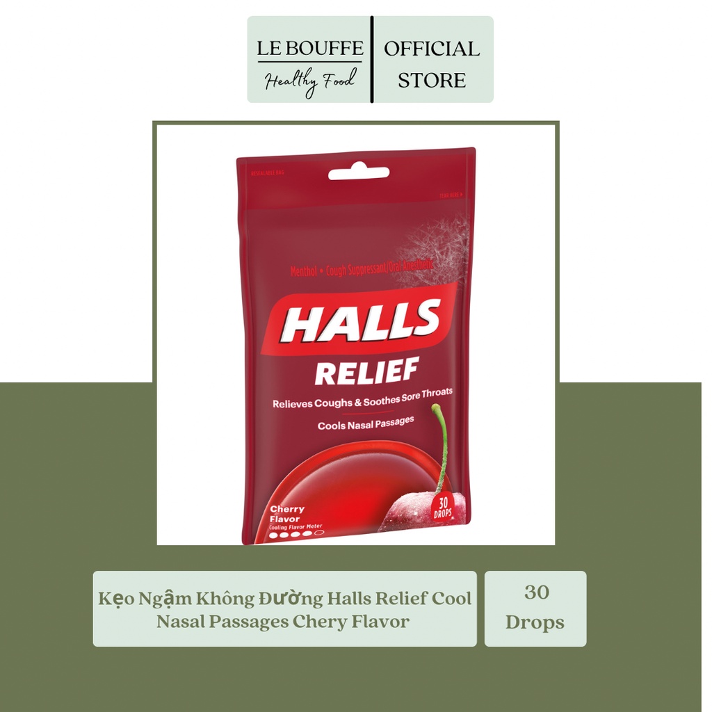 Kẹo Ngậm Không Đường Halls XS Canada