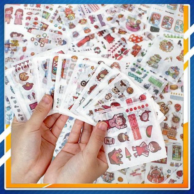 1k STICKER HOẠT HÌNH 8*8