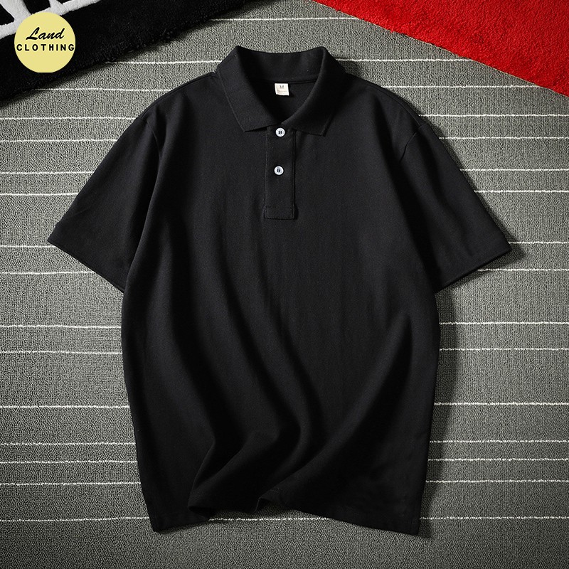 ÁO POLO DÁNG XUÔNG, PHONG CÁCH TRẺ TRUNG CHẤT ĐẸP. HAI MẤU ĐEN TRẮNG | BigBuy360 - bigbuy360.vn