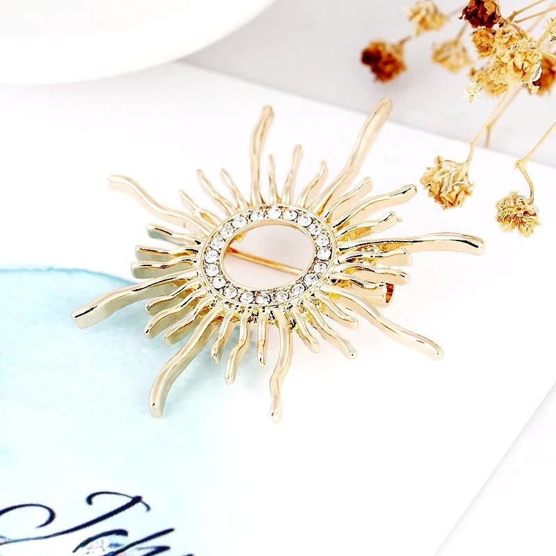 Ghim Cài Áo Kim Loại Mạ Đồng Thau Cổ Điển Sáng Tạo Dành Cho Nam Và Nữ