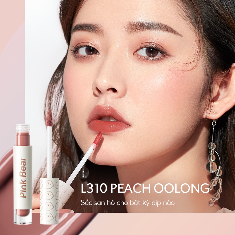 Son Kem Bóng Pink Bear Glass Shine Gloss Liquid Hydrating Long-lasting 2.5g | BigBuy360 - bigbuy360.vn