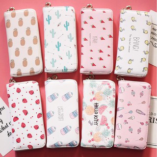 Bóp ví dài hoạ tiết cute dễ thương