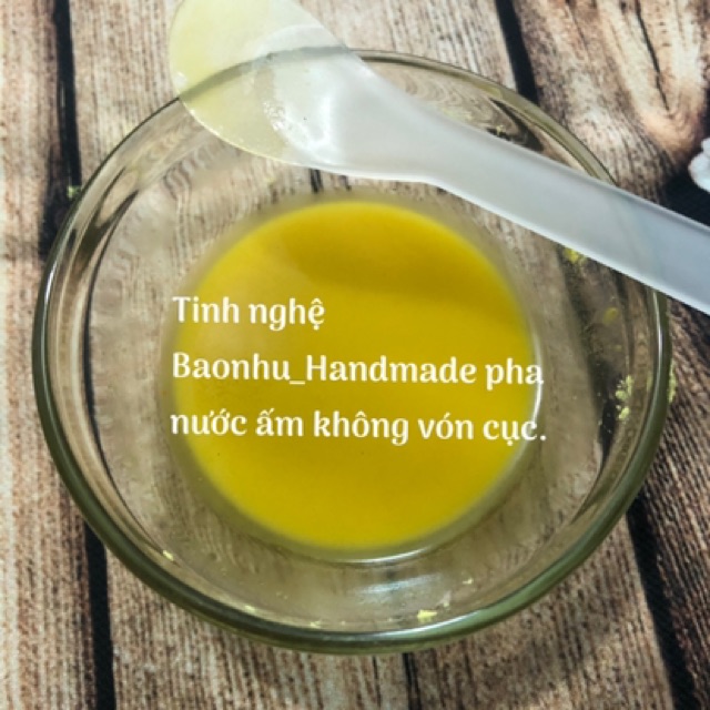 Tinh Bột Nghệ Handmade - Da trắng hồng, sạch thâm mụn.