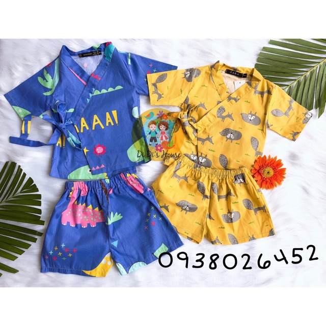 Combo bộ yukata + pijama hoặc 2 yukata hoặc 2 pijama cho bé