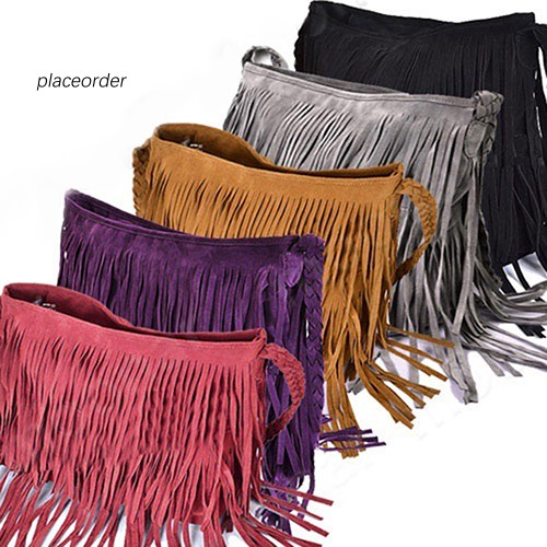 Túi xách tua rua đeo chéo thời trang dành cho nữ