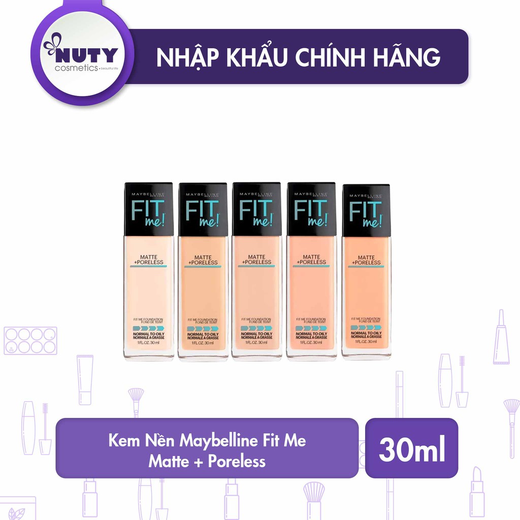 Kem Nền Maybelline Fit Me Matte + Poreless (30ml)