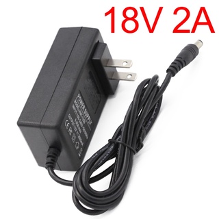 Bộ Chuyển Đổi Nguồn Điện DC 18V 2A AC 100V-240V DC 18V ​Dây Nguồn 2000mA 18V2A 5.5mm x 2.1-2.5mm