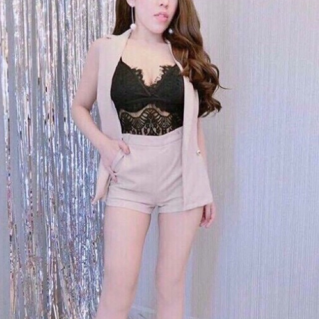 Set Vest quần short