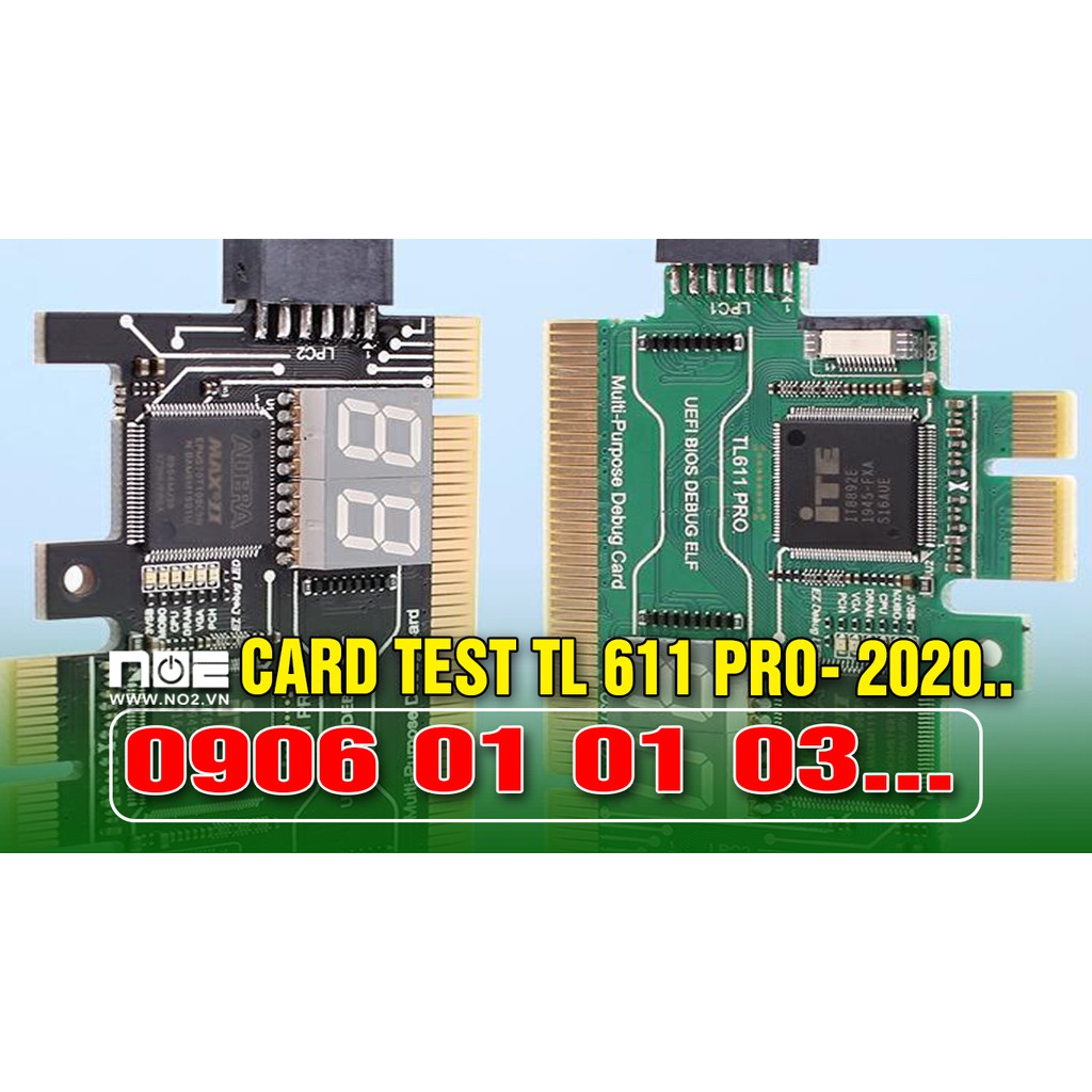 card test TL 611 PRO Dùng cho main máy tính, PC bản mới năm 2021