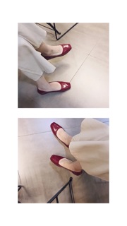 Giày nhựa mũi vuông xixitiao