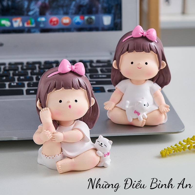 Tượng cô gái tập Yoga dễ thương mang lại an nhiên trong cuộc sống 💕FREESHIP 50k💕 - Những Điều Bình An