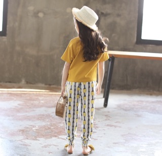 Set bộ bé gái quần alibaba