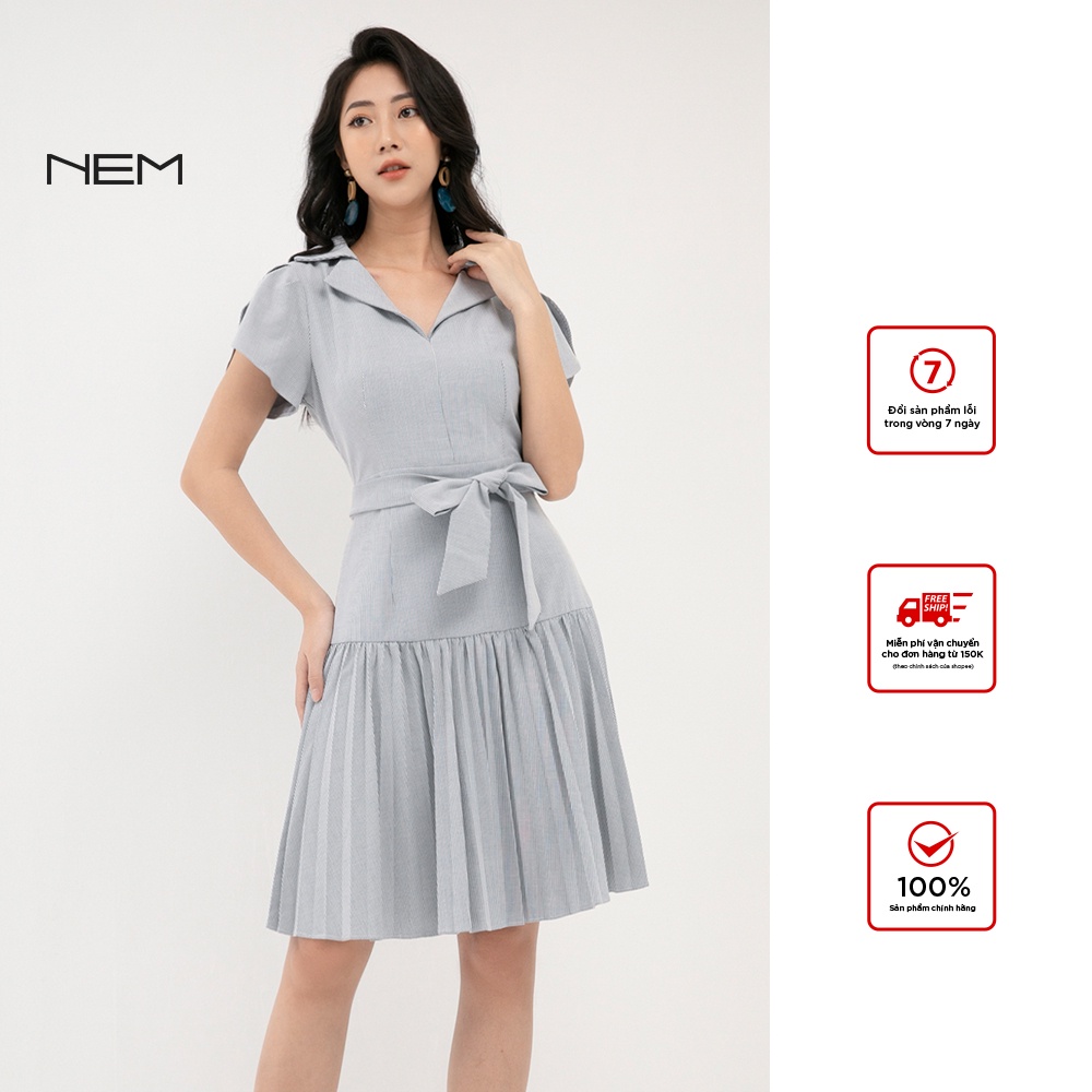 Đầm cộc tay nữ thiết kế NEM Fashion D07132