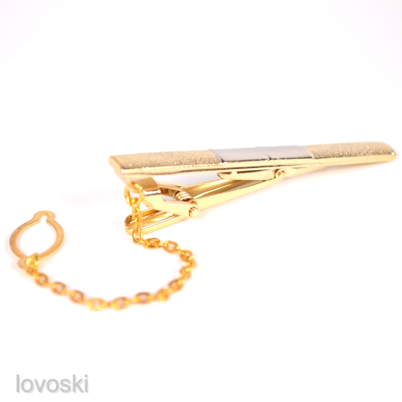 Bộ Kẹp Cà Vạt + Khuy Măng Sét + Khuy Măng Sét Sang Trọng Cho Nam