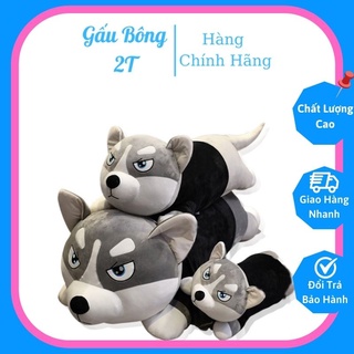 Gấu bông chó husky siêu to khổng lồ siêu đáng yêu. G02