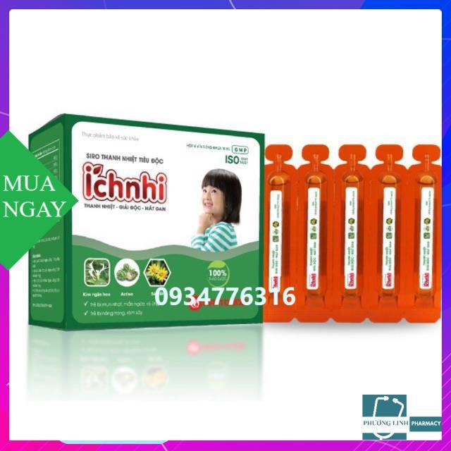 Siro thanh nhiệt tiêu độc Ích Nhi - 10ml